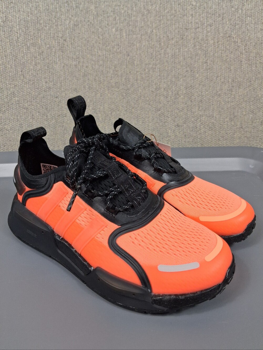 adidas NMD_V3 Shoes Mens 5 Womens 6.5 Beam Orange Black Sneakers GX2088 Boost